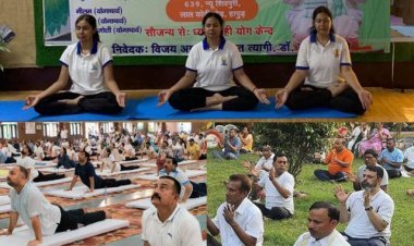 Yoga Day - आमों-खास देश के हर वर्ग ने मनाया 11वां अंतर्राष्ट्रीय योग दिवस